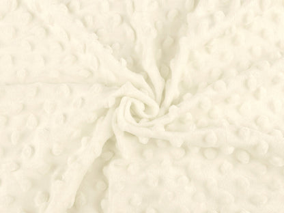 Tissu SAN Minky Plush 3D, à pois