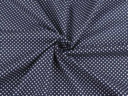Tissu/Toile en coton à pois