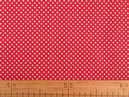 Tissu/Toile en coton à pois