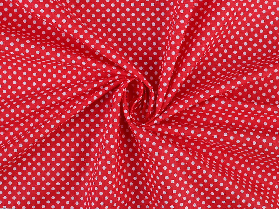 Tissu coton à pois - 1m