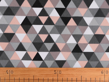 Tissu/Toile en coton Triangles