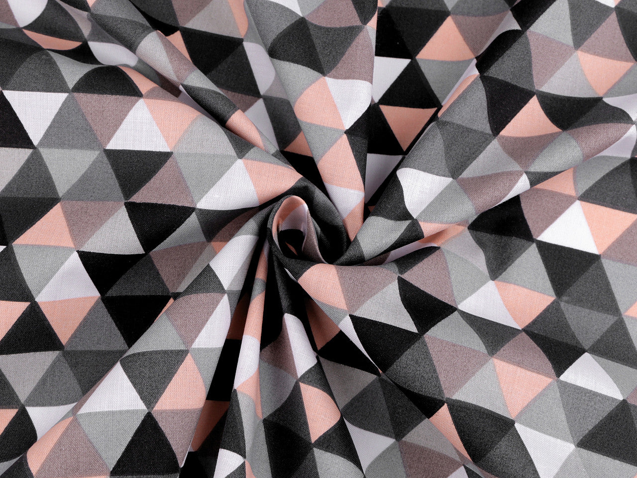 Tissu/Toile en coton Triangles