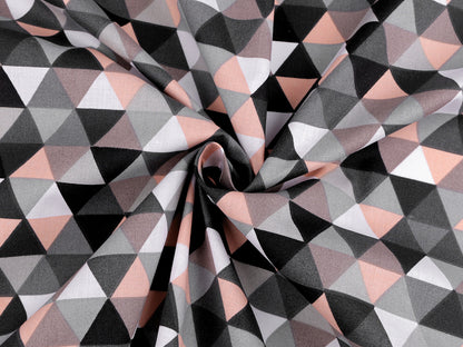 Tissu/Toile en coton Triangles