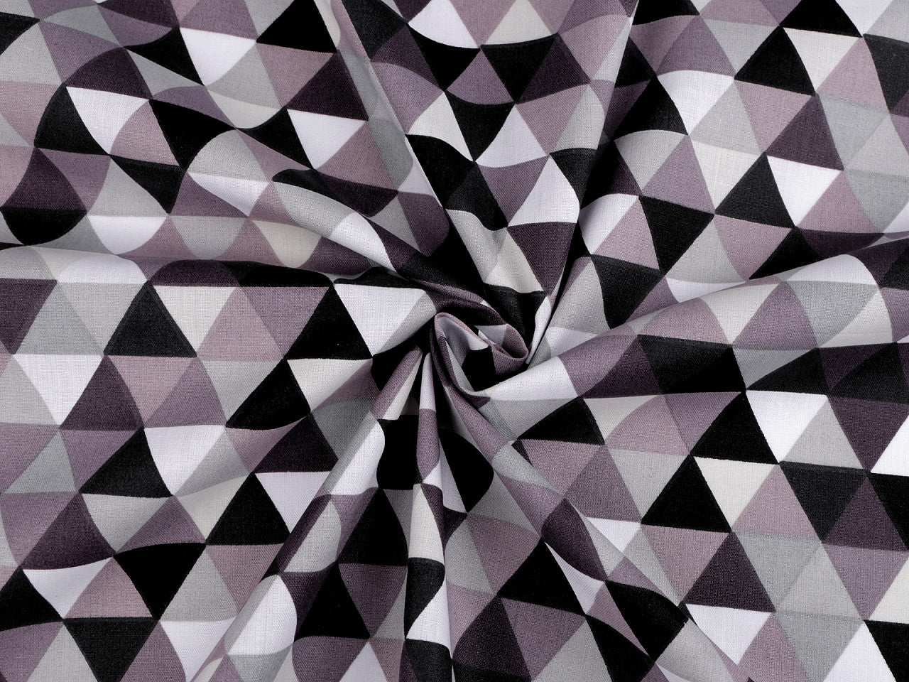 Tissu/Toile en coton Triangles