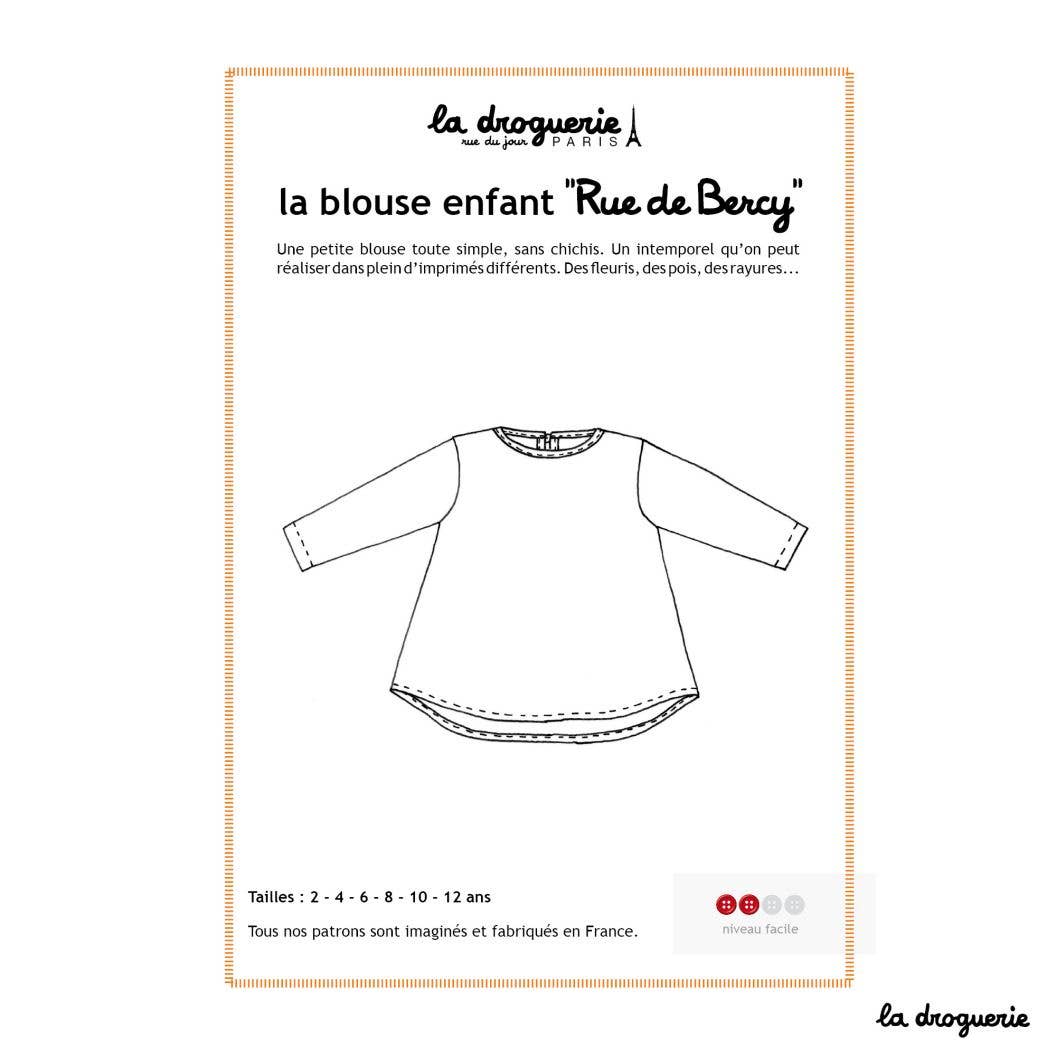 LA DROGUERIE - Patron couture de la blouse "Rue de Bercy"