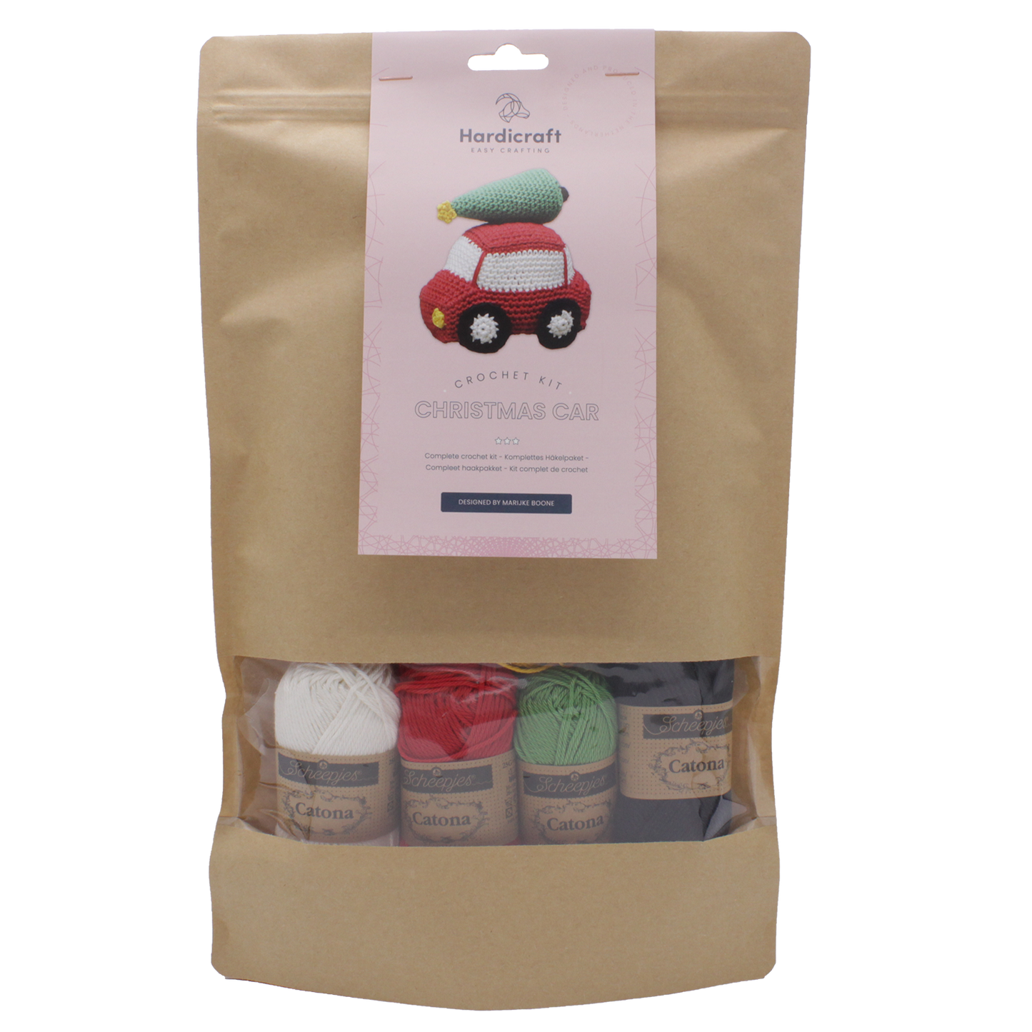 Hardicraft - Kit de crochet DIY - Voiture de Noël