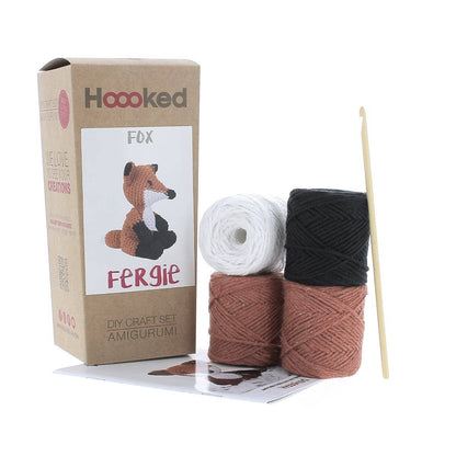 Hoooked - Kit de crochet à faire soi-même - Petit renard Fergie