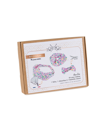 Com'1 Idée - Kit Bandeau, barrette & chouchou (3-7 ans) | Anna-Rose