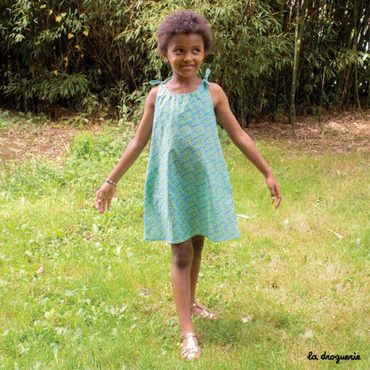 Patron couture de la robe à noeuds enfant "Pont-les-Bains"