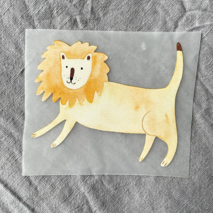 Hannahs Firlefanz - Image thermocollante de lion