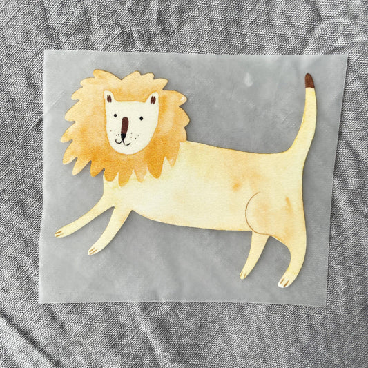 Hannahs Firlefanz - Image thermocollante de lion