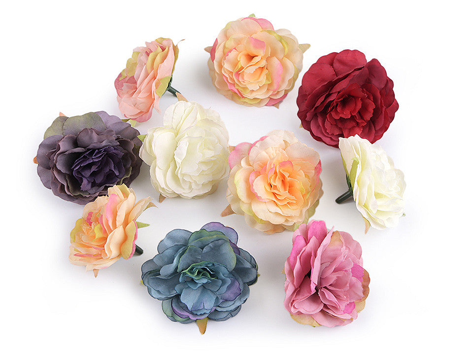 Bouton de rose artificiel, Ø 5-6 cm