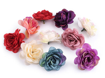 Bouton de rose artificiel, Ø 5-6 cm