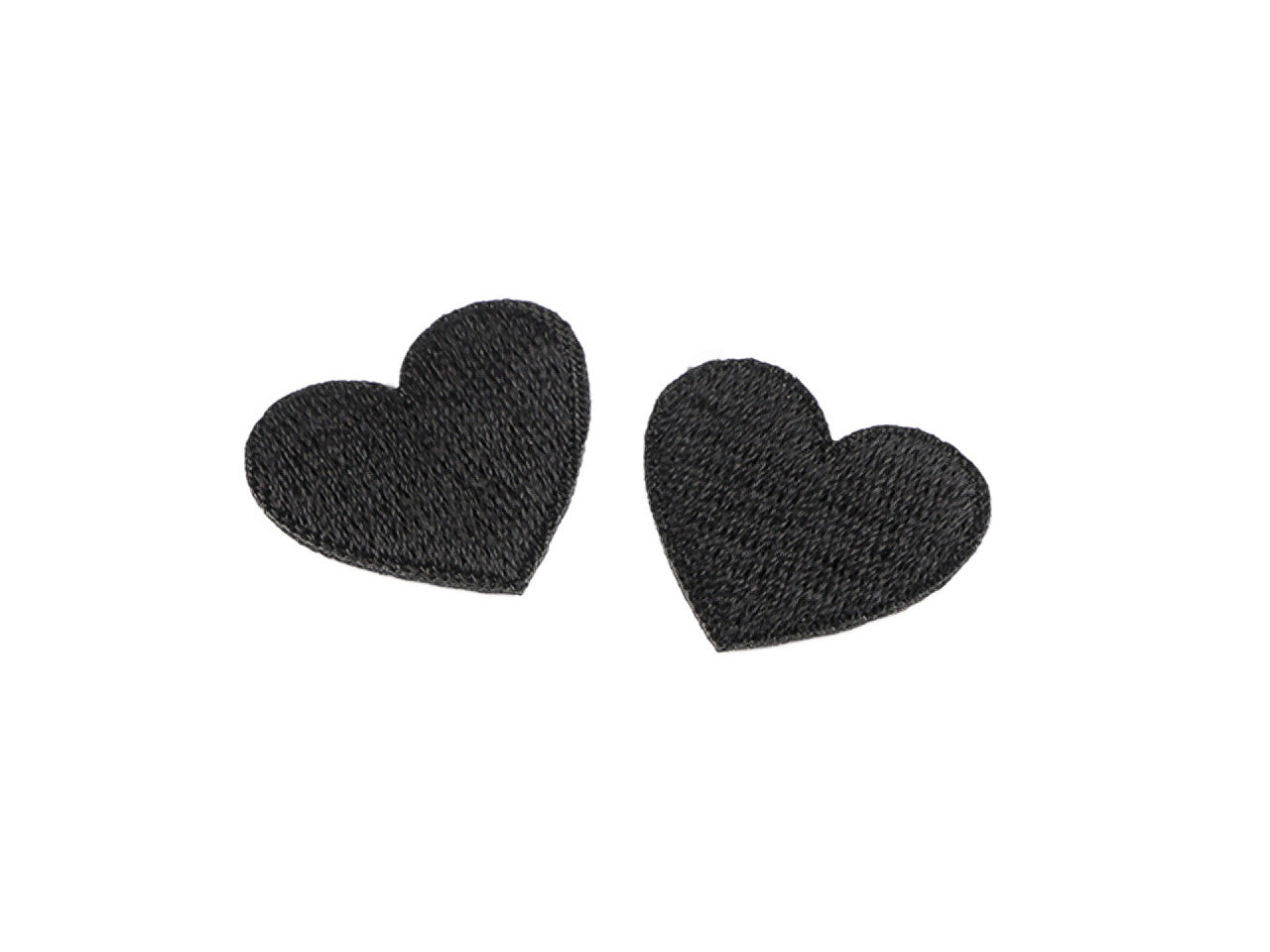 Patch thermocollant Cœur, entièrement brodé - 10pc