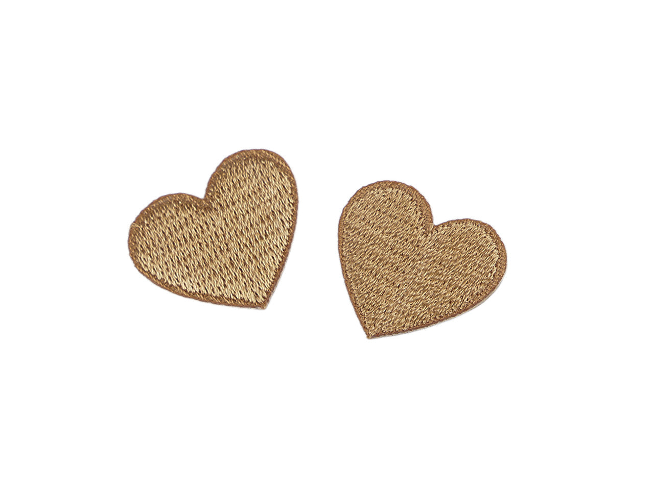 Patch thermocollant Cœur, entièrement brodé - 10pc