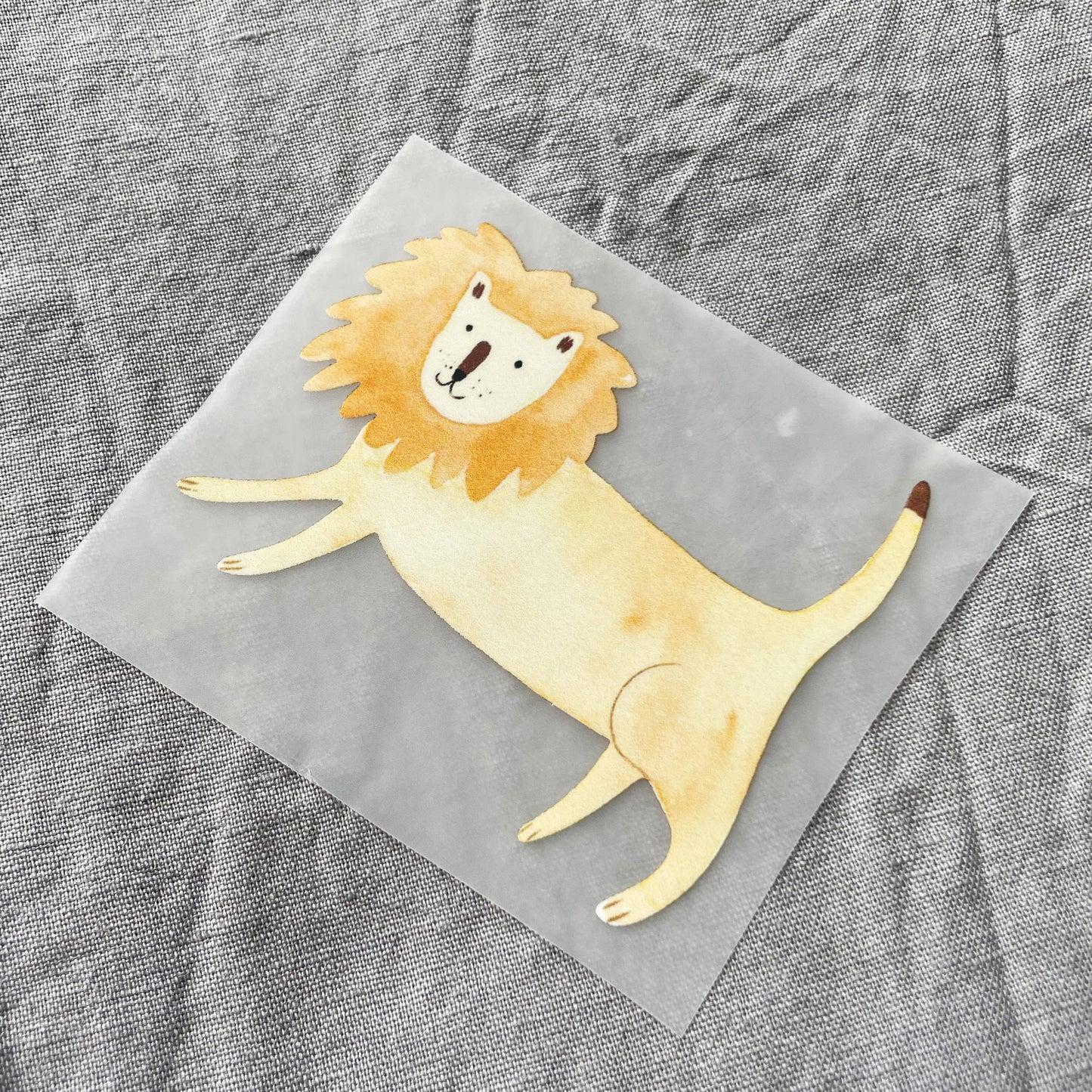Hannahs Firlefanz - Image thermocollante de lion
