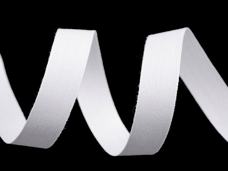 Ruban en toile de coton, largeur 15 mm