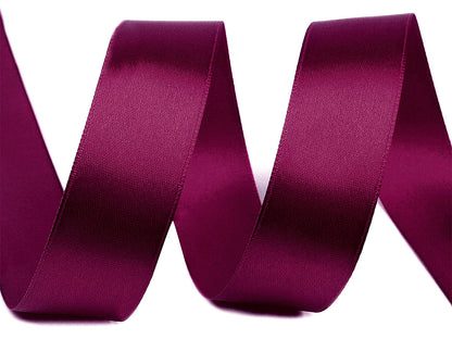 Paquets de ruban satiné par 5 m, largeur 25 mm - 5m