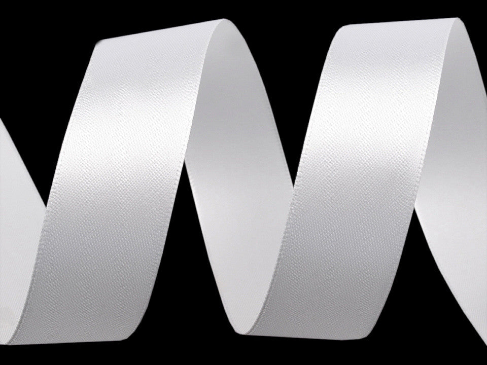Paquets de ruban satiné par 5 m, largeur 25 mm