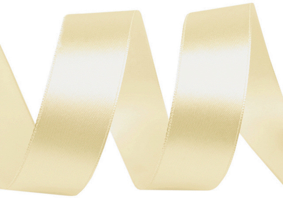 Paquets de ruban satiné par 5 m, largeur 25 mm