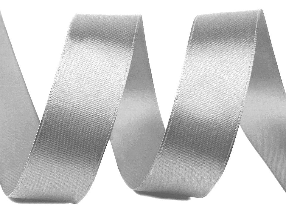 Paquets de ruban satiné par 5 m, largeur 25 mm