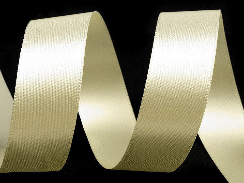 Paquets de ruban satiné double face, par 5 m, largeur 24 mm