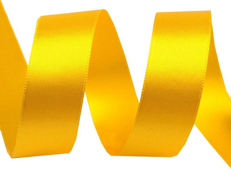 Paquets de ruban satiné double face, par 5 m, largeur 24 mm