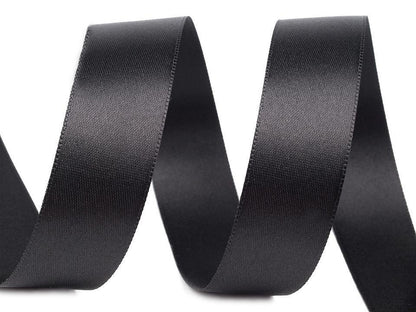Paquets de ruban satiné double face, par 5 m, largeur 24 mm