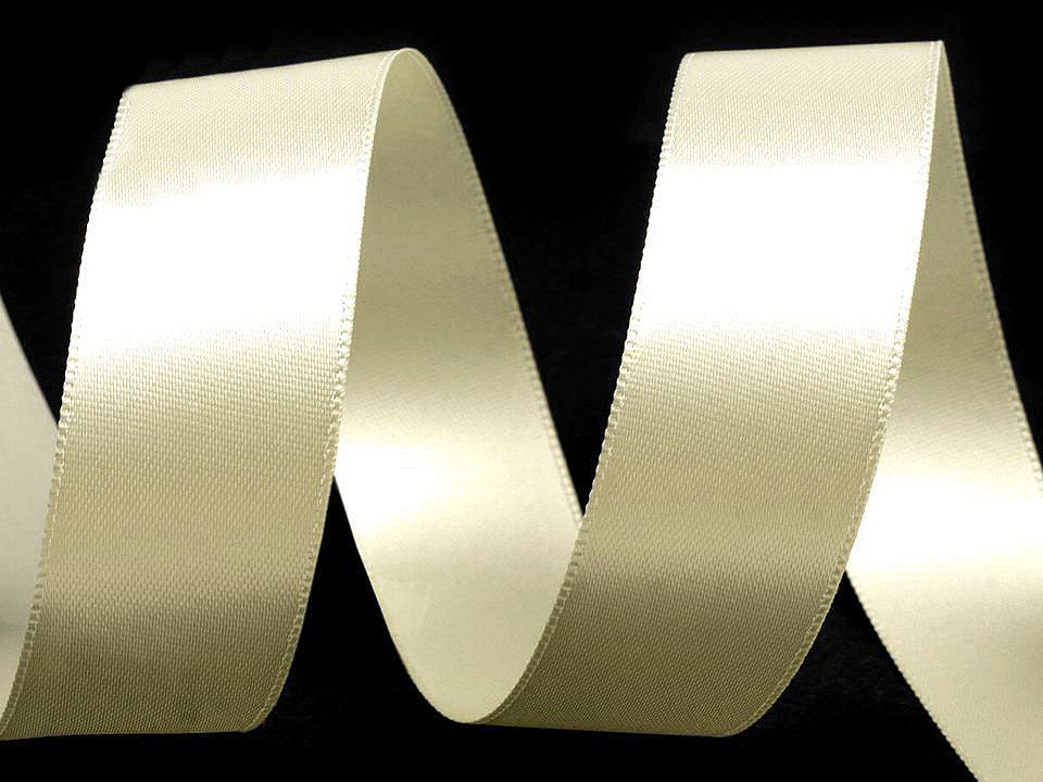 Paquets de ruban satiné double face, par 5 m, largeur 24 mm