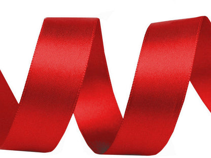Paquets de ruban satiné double face, par 5 m, largeur 24 mm