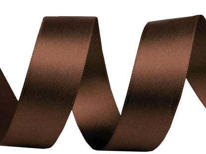 Paquets de ruban satiné double face, par 5 m, largeur 24 mm