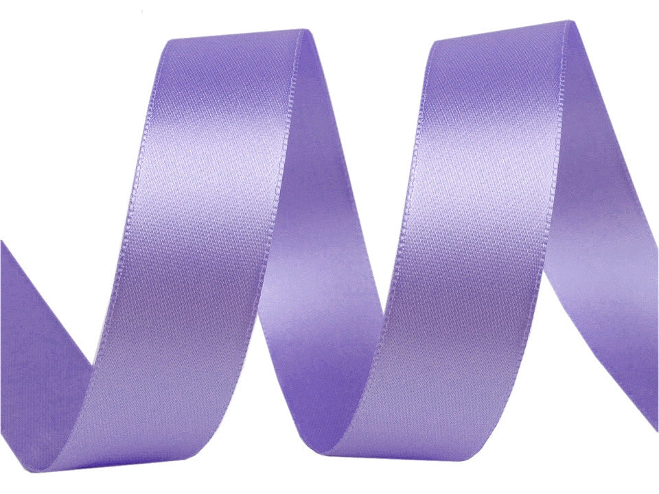 Paquets de ruban satiné double face, par 5 m, largeur 24 mm