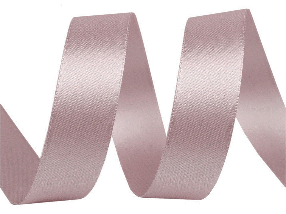 Paquets de ruban satiné double face, par 5 m, largeur 24 mm