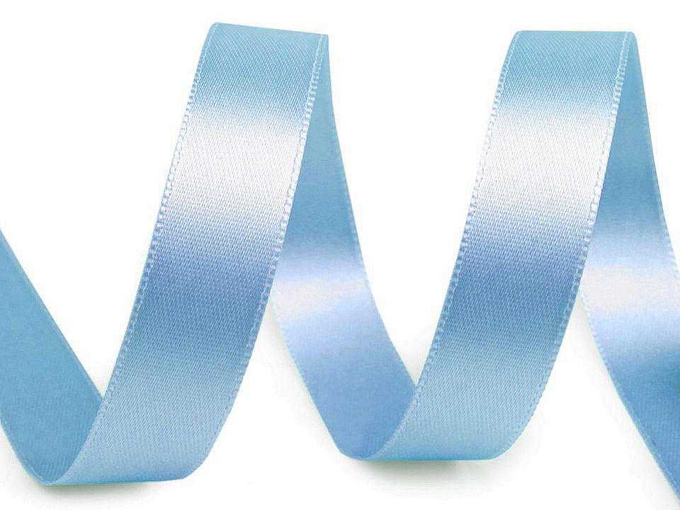 Paquets de ruban satiné double face, par 5 m, largeur 15 mm