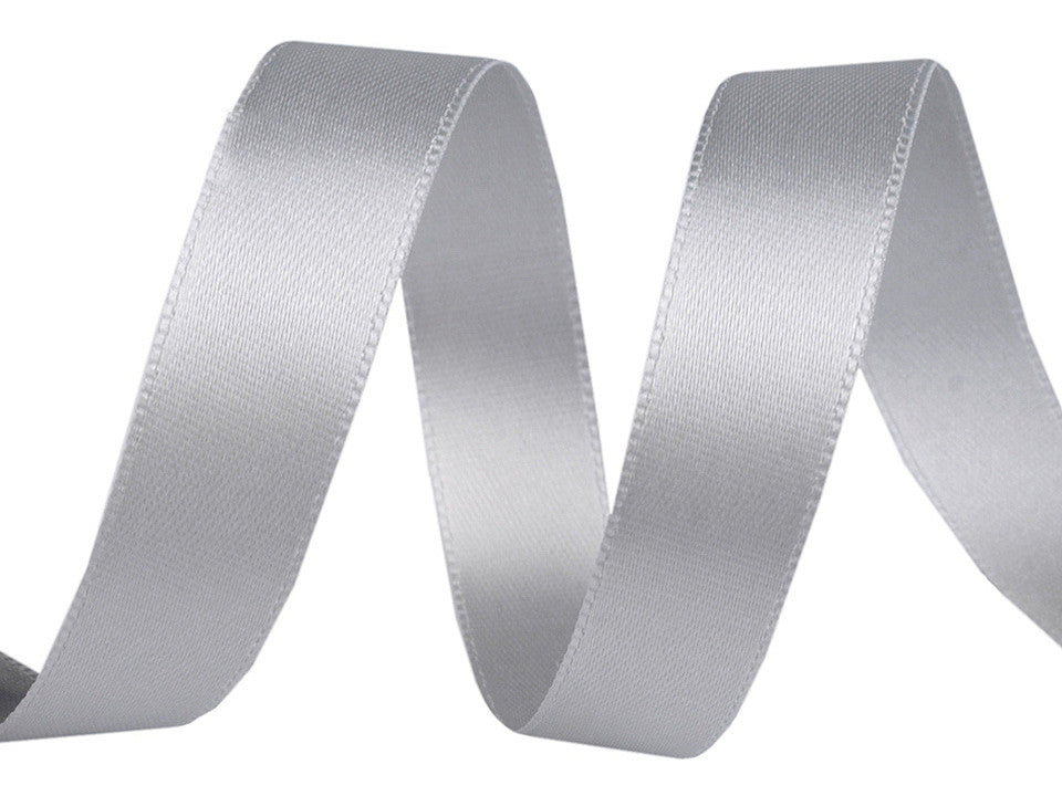 Paquets de ruban satiné double face, par 5 m, largeur 15 mm