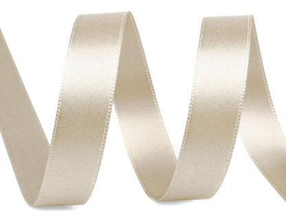 Paquets de ruban satiné double face, par 5 m, largeur 15 mm