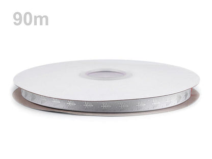 Ruban de Noël satiné, Sapin de Noël, largeur 10 mm