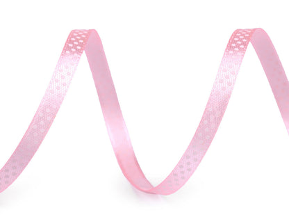 Ruban satiné à pois, largeur 6 mm