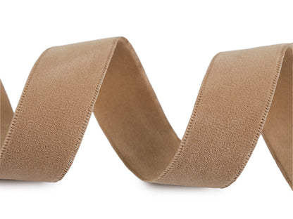 Ruban en velours double face, largeur 25 mm