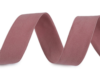 Ruban en velours double face, largeur 25 mm
