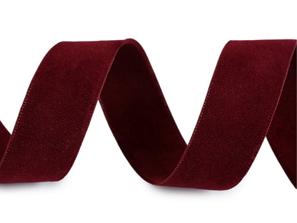 Ruban en velours double face, largeur 25 mm