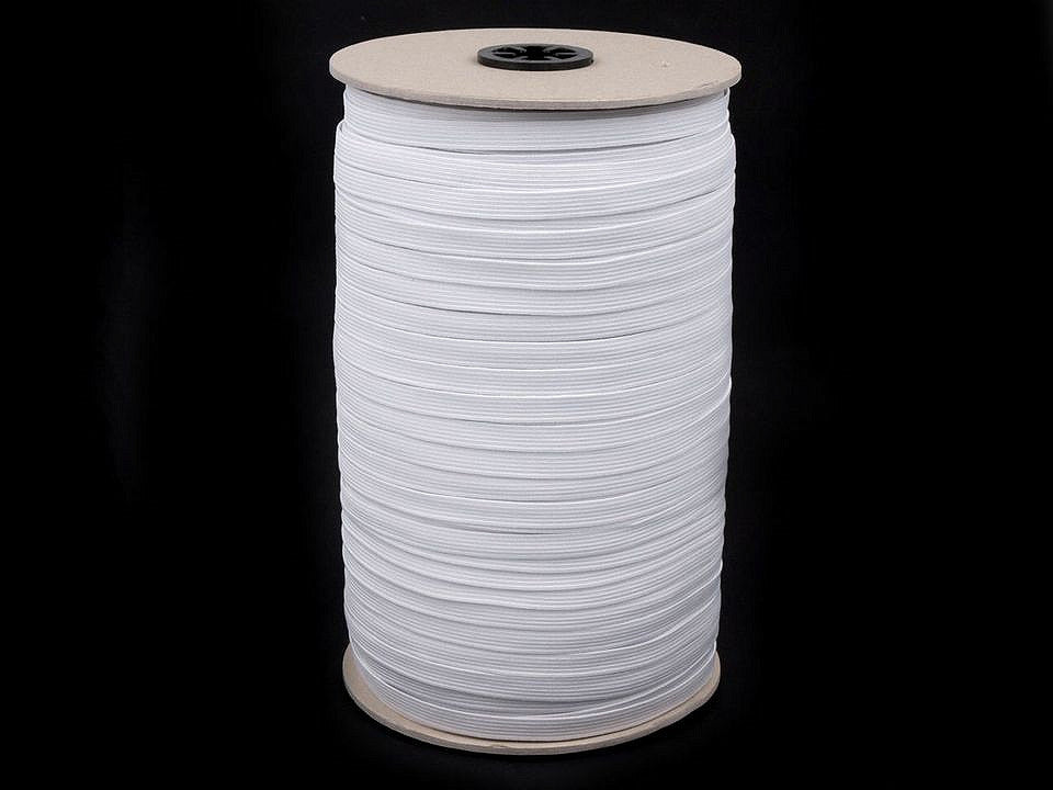 Bande de tresse élastique pour lingerie, largeur 8 mm