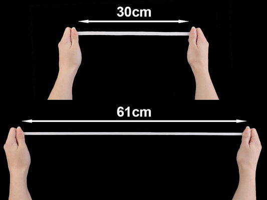 Bande de tresse élastique pour lingerie, largeur 9 mm