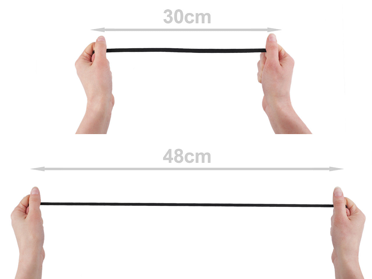 Élastique pour lingerie, largeur 8 mm - 90m