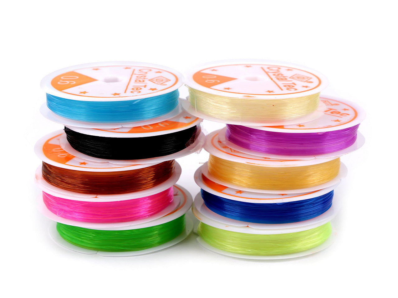 Fil nylon élastique transparent, Ø 0,4-0,6 mm