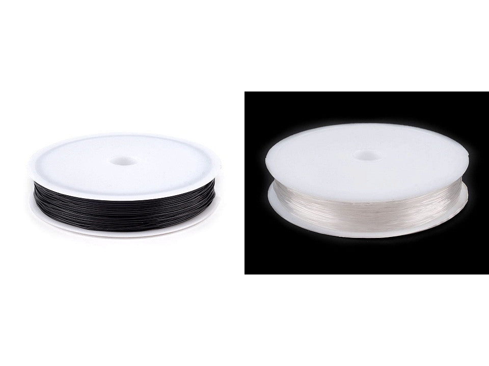Fil nylon élastique transparent, Ø 0,4-0,6 mm