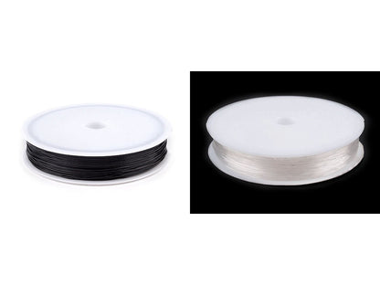 Fil nylon élastique transparent, Ø 0,4-0,6 mm