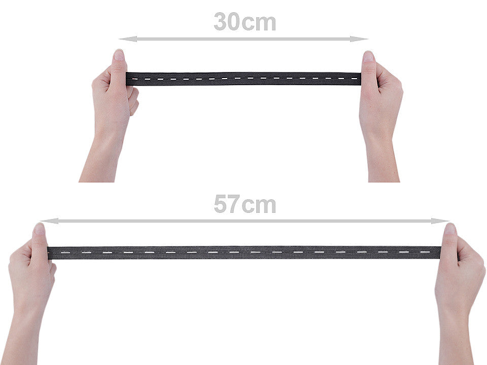 Boutonnière élastique, largeur 20 mm