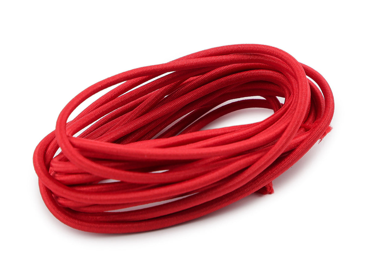 Cordon élastique rond, Ø3mm, MAGGIE par 3m - 1gerbe