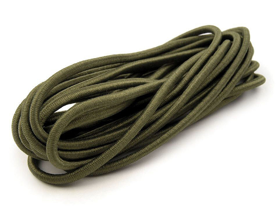 Cordon élastique rond, Ø3mm, MAGGIE par 3m - 1gerbe